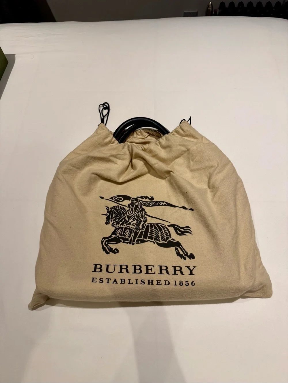 Burberry Black and Brown Plaid Leather Briefcase